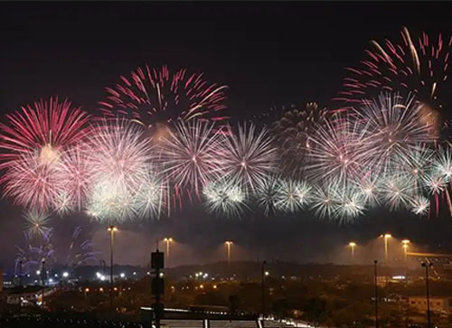 宁晋县焰火晚会